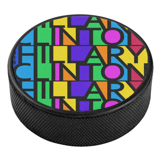 Hillary Clinton 2016 Hockeypuck Eishockey Puck (3/4)
