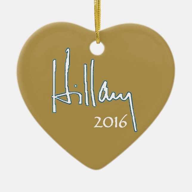 Hillary Clinton 2016 Keramikornament (Vorne)