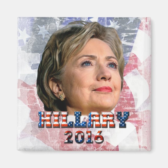 Hillary Clinton 2016 Magnet (Vorne)
