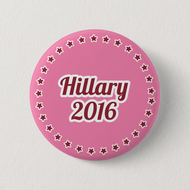Hillary Clinton 2016 Pinback Button (Vorderseite)