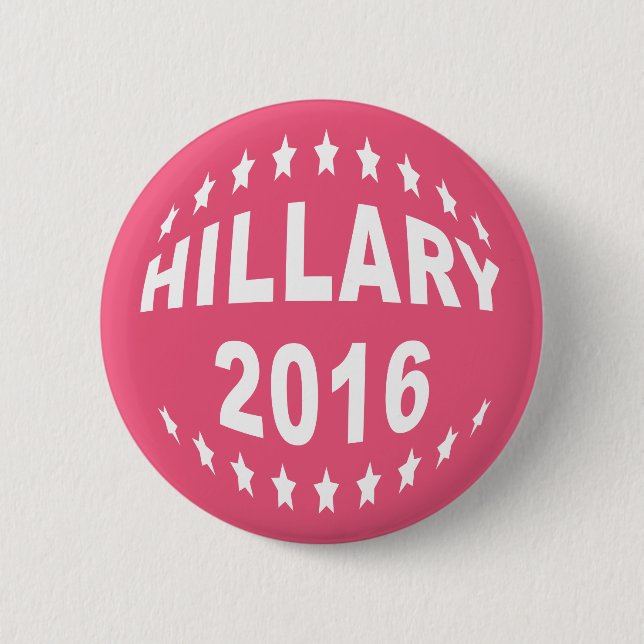 Hillary Clinton 2016 Pinback Button (Vorderseite)