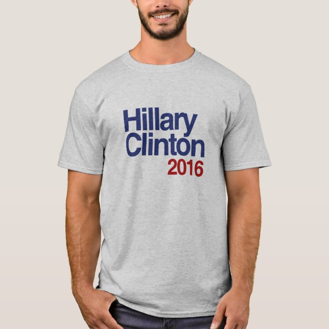 HILLARY CLINTON 2016 SIMPLE.png T-Shirt (Vorderseite)