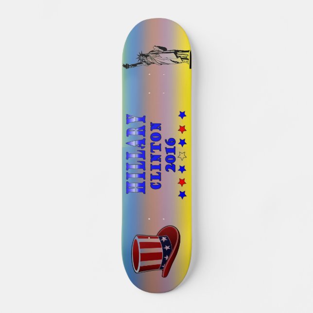 Hillary Clinton 2016 Skateboard (Vorderseite)