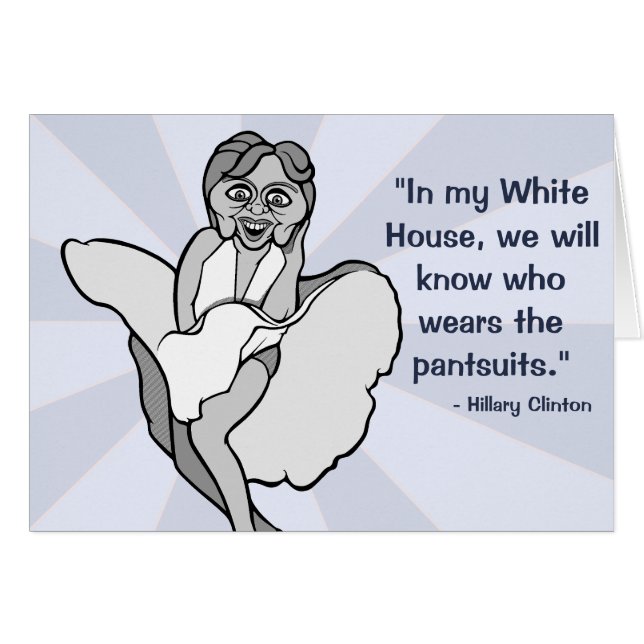 Hillary Clinton als Marilyn Monroe (Vorderseite (Horizontal))