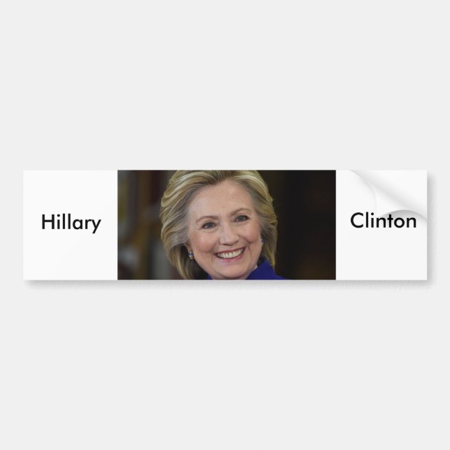 Hillary Clinton Autoaufkleber (Vorne)