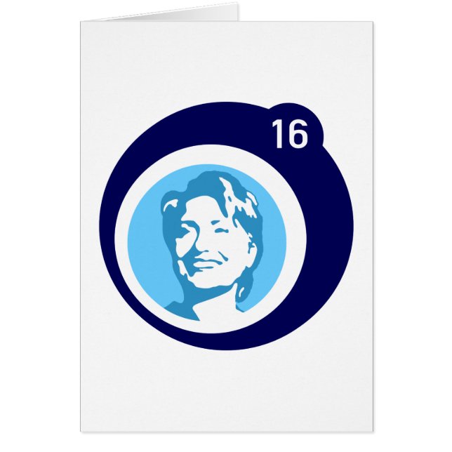 hillary clinton blaue Blase (Vorne)