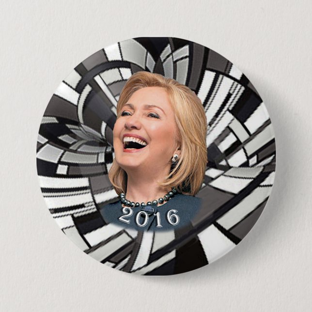Hillary Clinton Button (Vorderseite)