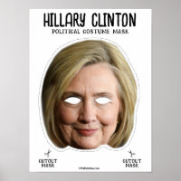 Hillary Clinton Costume Mask