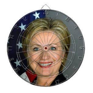 Hillary Clinton - Dartboard Dartscheibe