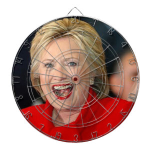 Hillary Clinton Dartscheibe