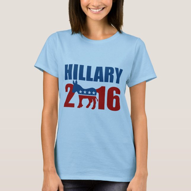 HILLARY CLINTON DEMOKRAT 2016.png T-Shirt (Vorderseite)