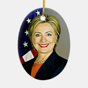 Hillary Clinton Digital Pop Weihnachtsschmuck