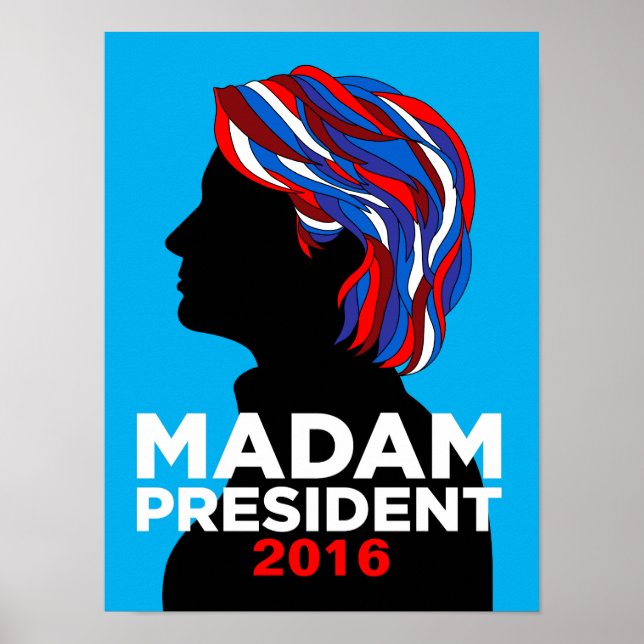 Hillary Clinton Frau Präsidentin 2016 Poster (S) (Vorne)
