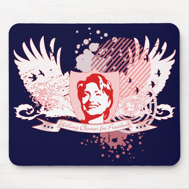 Hillary Clinton für den Präsidenten. 08. Mousepad (Vorne)