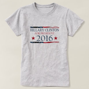 Hillary Clinton für Präsident 2016 USA FLAGGE T-Shirt