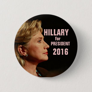 Hillary Clinton für Präsidenten 2016 Button