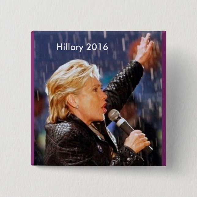Hillary Clinton für Präsidenten 2016 Button (Vorderseite)