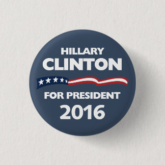 Hillary Clinton für Präsidenten 2016 Button