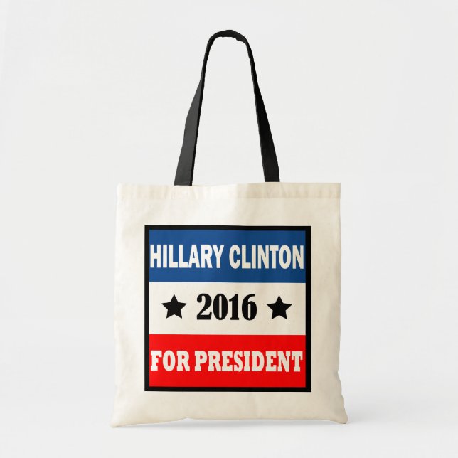 Hillary Clinton für Präsidenten 2016 Tragetasche (Vorne)