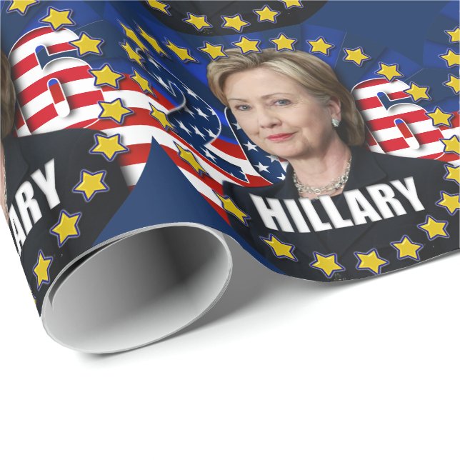 Hillary Clinton für Präsidenten Packpapier 2016 (Rolleneckpunkt)