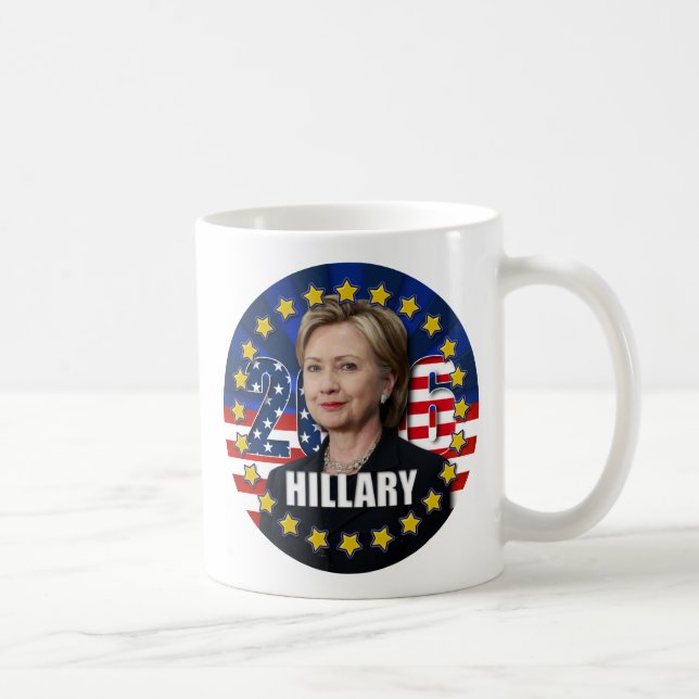 Hillary Clinton für Präsidenten Tasse 2016 (Rechts)