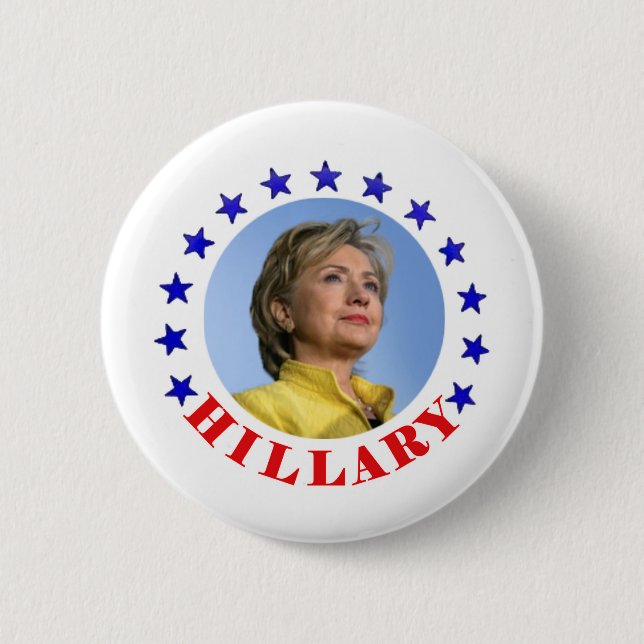 Hillary Clinton für Presidenty 2016 Button (Vorderseite)