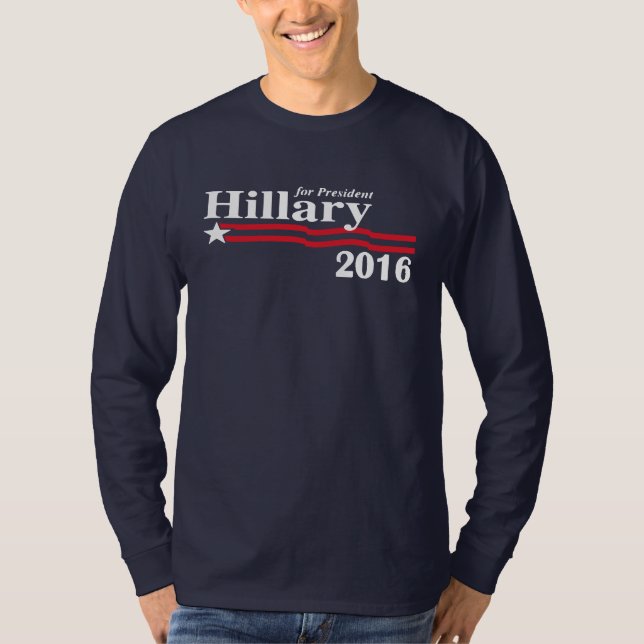 Hillary Clinton für Shirt Präsidenten-2016 (Vorderseite)
