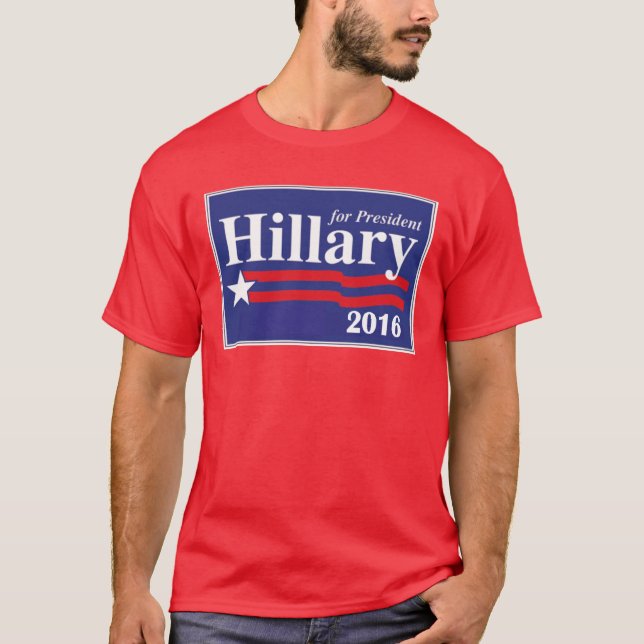 Hillary Clinton für Shirt Präsidenten-2016 (Vorderseite)