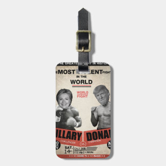 Hillary Clinton gegen Donald Trump 2016 Gepäckanhänger