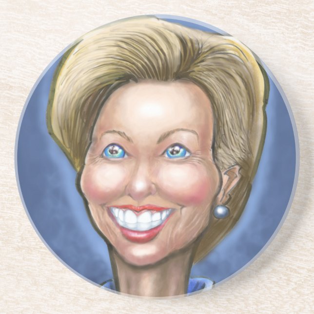 Hillary Clinton Getränkeuntersetzer (Vorne)