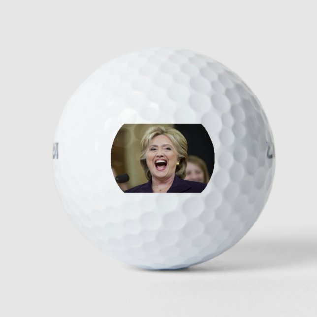Hillary Clinton Golf Balls Golfball (Vorderseite)