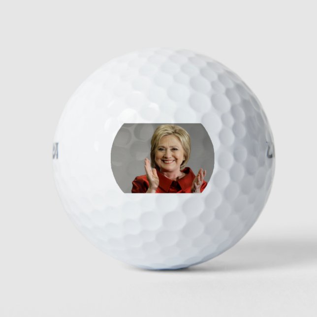Hillary Clinton Golf Balls Golfball (Vorderseite)