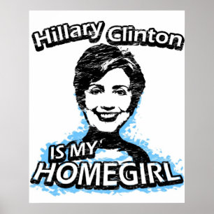 Hillary Clinton ist meine Heimat Poster