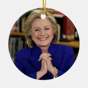Hillary Clinton It Takes Dorf Gift Keramik Ornament