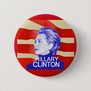 Hillary Clinton-Knopf Button
