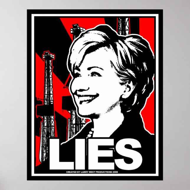 Hillary Clinton: LIES! Poster (Vorne)