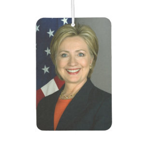 Hillary Clinton Offiziell Portrait Autolufterfrischer