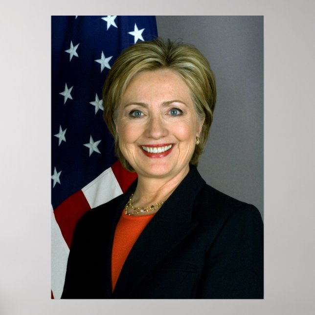 Hillary Clinton Offiziell Portrait Poster (Vorne)