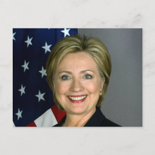Hillary Clinton Offiziell Portrait Postkarte