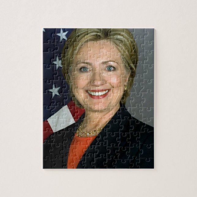 Hillary Clinton Offiziell Portrait Puzzle (Vertikal)