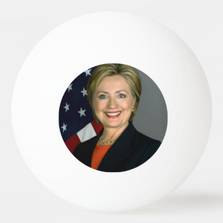 Hillary Clinton Offiziell Portrait Tischtennisball
