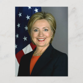 Hillary Clinton Postcard Postkarte