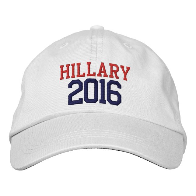 Hillary Clinton Präsident 2016 Bestickte Baseballkappe (Vorderseite)