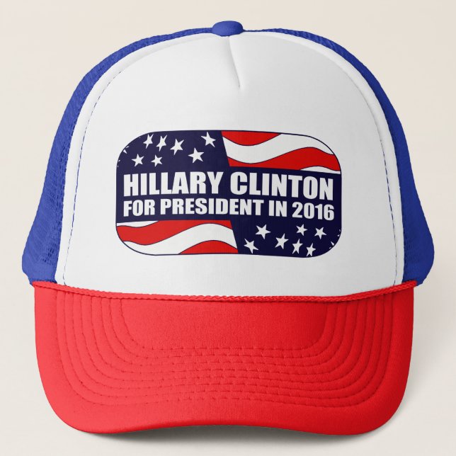 Hillary Clinton-Präsident 2016 Truckerkappe (Vorderseite)