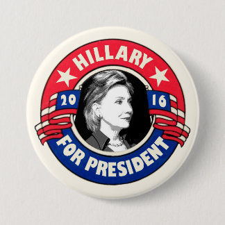 Hillary Clinton-Präsident im Jahre 2016 Button