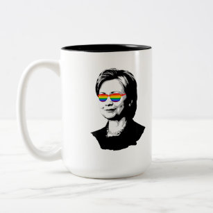 Hillary Clinton Pride Zweifarbige Tasse