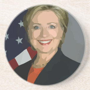 hillary clinton sandstein untersetzer