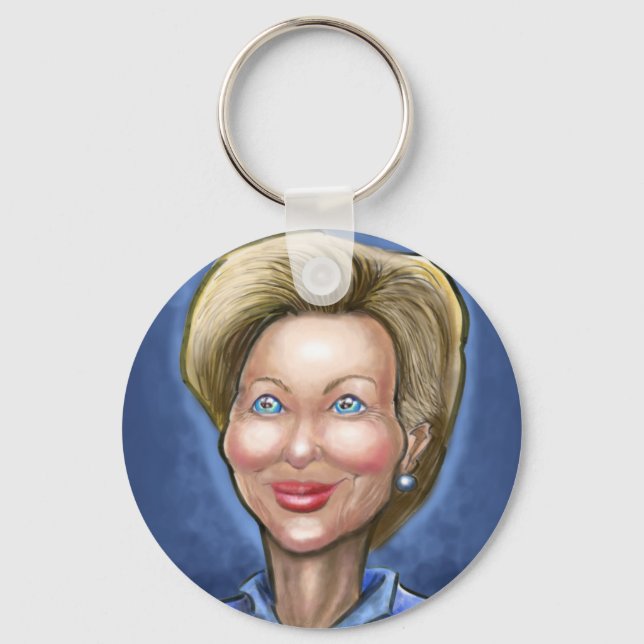 Hillary Clinton Schlüsselanhänger (Vorderseite)