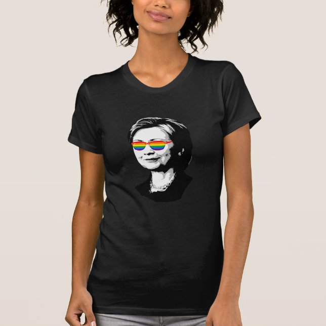 Hillary Clinton-Stolz 2016 - LGBT - T-Shirt (Vorderseite)