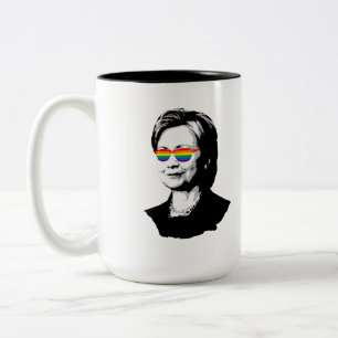 Hillary Clinton Stolz Zweifarbige Tasse